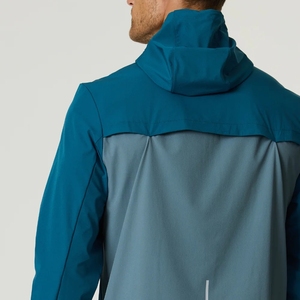 Wholesale Unisex Midweight Hooded Casual Solid Color Tracksuit Set Windbreaker Jacket <b>Zip</b> <b>Pocket</b> <b>Shorts</b> for Outdoor Training - Product Image 6