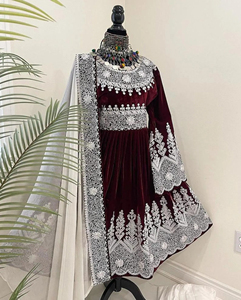 Robe afghane Kutchi de qualité supérieure pour femmes, meilleur prix, robe traditionnelle originale, décoration en dentelle, service OEM, robe afghane Kuchi - Product Image 3