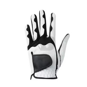Gants de golf pour hommes personnalisés en cuir véritable, design luxueux, options de couleur et de logo personnalisées, antidérapants, pour une utilisation sportive en plein air - Product Image 4