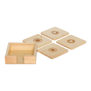 Posavasos y manteles individuales de madera con diseño impresionante, soporte para barco y diseño de pato dorado, manteles reutilizables para decoración de mesa - Product Image 2