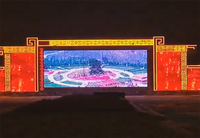 Pantalla LED de Malla Permanente P100 IP67 Resistente al Agua, 12V, Pantalla de Rejilla Duradera para Fachadas de Edificios, Iluminación Exterior
