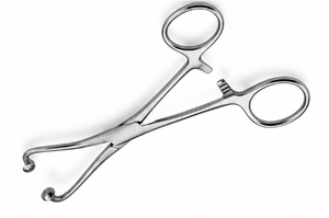 Pinces hémostatiques à pointe sphérique en acier inoxydable avec verrouillage, instrument chirurgical réutilisable - Product Image 3