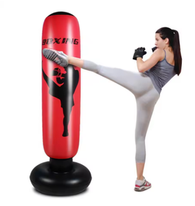 170cm Inflatable Punching <b>Bag</b> Free Standing Boxing <b>Bag</b> Adult Children Boxing <b>Punch</b> Kicking Sandbag PVC Inflatable Tumbler - Product Image 1