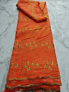 Vente en gros usine : Toub soudanais de haute qualité en voile de coton peigné brodé, respirant, de poids moyen, pour tenue traditionnelle - Product Image 3