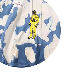 Sudaderas con Capucha Extra Grandes de Forro Polar Grueso 100% Algodón para Invierno, con Estampado Gráfico Personalizado, Tie Dye, Serigrafía de Logotipo, Sudaderas de Felpa al por Mayor - Product Image 4