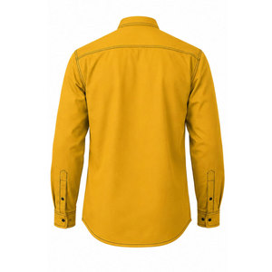 Custom Logo 7oz Soft <b>Flame</b> Resistant Work <b>Shirts</b> Long Sleeve Industrial Work Uniform for Fire Protection Customizable Logo FR - Product Image 3