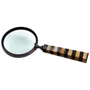 Loupe en corne de buffle avec bordure argentée, personnalisable, pour musée, bibliothèque, lecture, inspection, utilisation personnalisée, loupe unique - Product Image 4