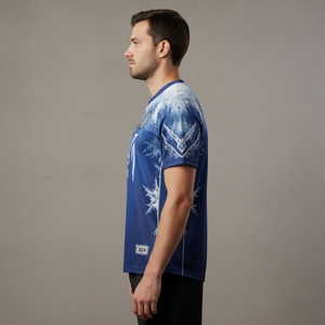 Tenue de football personnalisée par sublimation, kit de football respirant, nom, numéro et logo personnalisés, entraînement de football professionnel - Product Image 4