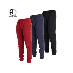 Pantalon de jogging en molleton pour homme Aboul Qadir Industry, taille élastique avec cordon de serrage, décontracté, rouge, bleu marine, noir, pour l'automne - Product Image 1