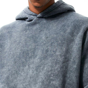 Ensemble de survêtement vintage personnalisé de haute qualité, effet délavé au soleil et délavé à l'acide, comprenant un sweat à capuche et un pantalon de survêtement, unisexe, taille XL, en polaire respirant - Product Image 6