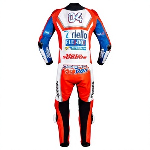 Traje de Cuero para Motociclismo Andrea Dovizioso, 1 Pieza, Piel de Vaca/Canguro, Mono para Pista/Motociclismo, con Protección Nivel 2 - Product Image 2