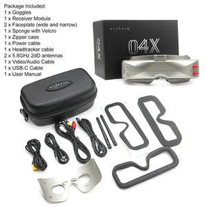 Lunettes chaudes SKY04X V2 FPV avec DVR 5.8G 48CH 1280X960 OLED Steadyview Récepteur Head Tracker pour Drone Quadcopter FPV Aile Fixe - Product Image 1