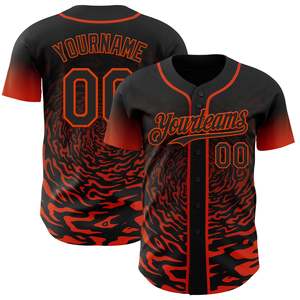 Commercial Baseball Sports Jersey Full Button <b>Athletic</b> Wear Personalized Logo Team Name Short Sleeve Jersey - Product Image 1