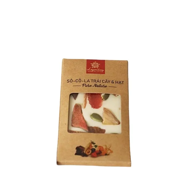 Hot product lovely fruit and nuts white chocolate for valentine