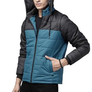 2 en 1 Manches détachables et capuche Vestes de bombardier élégantes pour hommes 10% Off Windbreaker Spring Ski Down Padded Bomber Parka Jacket Men - Product Image 1