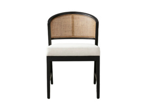 Modern American Style Solid Wood <b>Bar</b> Chair High <b>End</b> Luxurious Commercial Use Counter Height Wood and Rattan Chair - Product Image 5