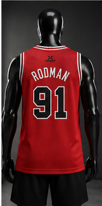 XPERTBulls 91 Camiseta de Baloncesto Personalizable para Hombre, Sin Mangas, Sublimada, Absorbe la Humedad, Corte Regular, para Adultos, Todas las Temporadas - Product Image 2