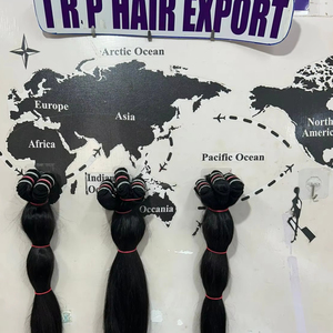 Extensions de cheveux indiens Remy noirs 100 % naturels de haute qualité, 28 pouces, bouclés, double trame, permanent, toutes couleurs, origine Tamil Nadu - Product Image 4
