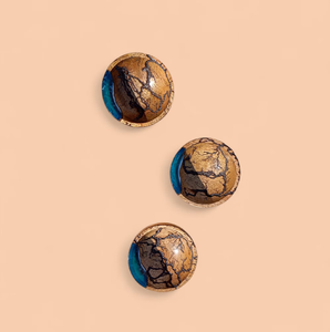 Decorative Bowl Olive Wood dark blue Epoxy Resin Serving Bowl kitchenware Dishwasher Crafts In Wholesale Price - Product Image 1