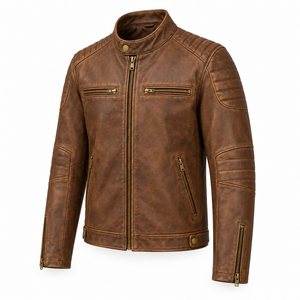 Wholesale STITCH MASTER PRO INDUSTRIES Genuine Leather Waterproof Hooded <b>Vintage</b> Men <b>Biker</b> Motorcycle <b>Jacket</b> Premium Winter - Product Image 4