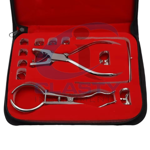 CE ISO Approved Ergonomic Manual Dental Basic Rubber Dam Instruments Kit Steel <b>Clamps</b> <b>Frame</b> Forceps Ivory Punch Pliers - Product Image 3