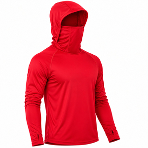 Camiseta de Pesca de Manga Larga con Capucha, Personalizada, de Primera Calidad, Impresa por Sublimación, de Poliéster/Algodón, Transpirable - Product Image 5