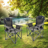 Chaise de plage portable légère et moderne en métal et tissu parachute pour aventures en plein air, pêche, camping, mobilier pliable