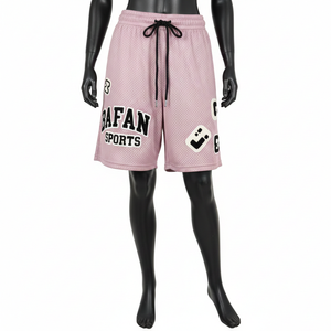 <b>Men</b> Mesh <b>Shorts</b> High Quality Polyester Mesh Fabric 150 GSM <b>Lightweight</b> Breathable Custom Applique Logo Workout Mesh <b>men's</b> <b>shorts</b> - Product Image 6