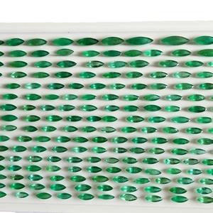 Marquesa de Esmeralda natural de calidad AAA de Zambia, excelente Color verde para la fabricación de joyas, pulido perfecto certificado IGI utilizado - Product Image 1