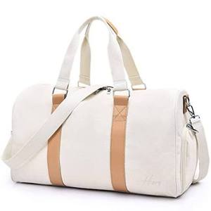 Sac de voyage en cuir unisexe de haute qualité, personnalisable, grande capacité, compartiment à chaussures, avec logo personnalisé et espace de rangement personnalisé - Product Image 5