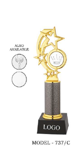 Elegant Office Metal Statue Graceful Lady Dial Shape Professional Workspace Desk Decor In Golden Silver Copper Bronze Finishes - Product Image 6