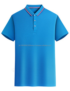 T-shirt à manches courtes avec logo personnalisé OEM, broderie, impression, design, uniforme de classe, vêtements de travail, polo pour team building - Product Image 3