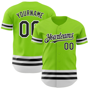 เสื้อเบสบอลแบบสั่งทำ ผ้าตาข่ายโพลีเอสเตอร์ 100% พิมพ์ลายดิจิตอลแบบระเหิด ปักโลโก้ คอวี แบบสวมหัว - Product Image 1