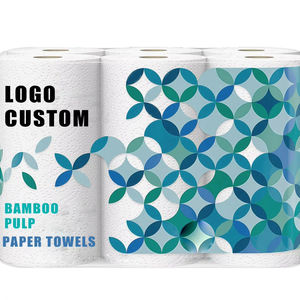 Eco Friendly Bamboo <b>Kitchen</b> Paper Towel 2 Ply Restaurant <b>Kitchen</b> Paper Roll High Quality <b>Kitchen</b> Paper Towel Manufacturer - Product Image 3