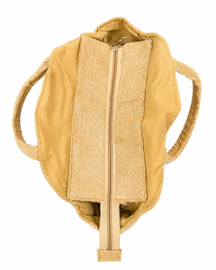 Sac fourre-tout en jute fait main avec broderie œil porte-bonheur, main de Hamsa, coquillages de cauris et sequins, sac de plage, vente en gros OEM ODM - Product Image 4