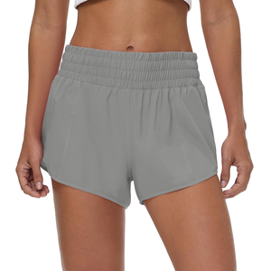 Pantalones Cortos Deportivos Bordados Vintage Personalizados, Transpirables, Ligeros, de Secado Rápido y Ajuste Ceñido para Mujer - Product Image 1