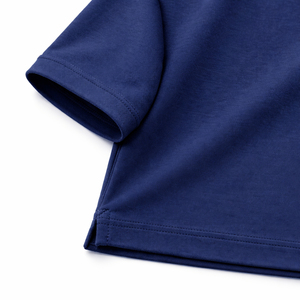 Chemise à manches courtes pour homme, 100% coton tricoté respirant, personnalisable, OEM ODM, marque privée, haute qualité, écologique - Product Image 5