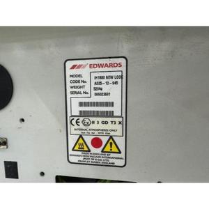 ปั๊มสุญญากาศแบบแห้ง Edwards IH1800 - อุปกรณ์และอะไหล่เซมิคอนดักเตอร์ระดับโลกที่เชื่อถือได้ - Product Image 5