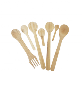 Ustensiles de spatule en bois d'acacia avec logo personnalisé du Vietnam pour la vaisselle - Product Image 1