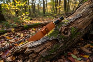 Cuchillo Vikingo Artesanal Premium de Acero al Carbono – Hoja de Espiga Completa para Caza y Supervivencia |   Funda de Cuero Premium para Camping, Regalo Ideal - Product Image 6
