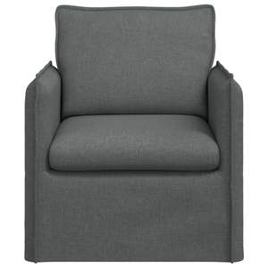 Sofá de tela para sala de estar gris oscuro de 195 x 82 x 85 cm - Product Image 4