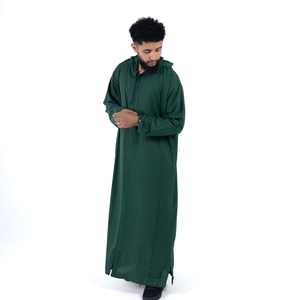 Wholesale Lightweight Comfortable <b>Men</b> Jubba New Style Moroccan <b>Thobes</b> Thawb Islamic Clothing Ethnic Tops OEM Services High - Product Image 3