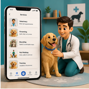 Desarrollo de Aplicaciones Móviles Veterinarias y de Cuidado Avanzado de Mascotas, Soluciones Basadas en la Nube con Tecnología de IA - Product Image 2