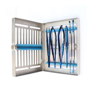Kit de Microcirugía Periodontal 2026, Instrumentos Quirúrgicos Dentales con Recubrimiento de Titanio, Certificación CE, Juego de 5 Piezas, Manual, para Cirugía General - Product Image 6