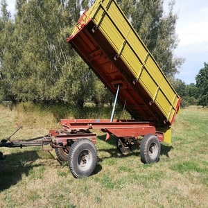 High Capacity <b>Farm</b> Tipping <b>Trailer</b> Ready Ship Professional Agricultural Dump <b>Trailer</b> Gear Motor High Productivity 2-Year - Product Image 6