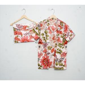 Pyjama décontracté pour femme en coton et dentelle, manches courtes, col en V, imprimé floral, respirant, lavable, coupe trapèze, sexy, avec cordon de serrage - Product Image 5