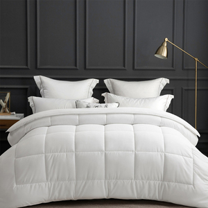 Couette matelassée en polyester 100% coton hypoallergénique, housse de couette d'hiver taille Queen, lavable en machine, respirante 75D/36F - Product Image 1