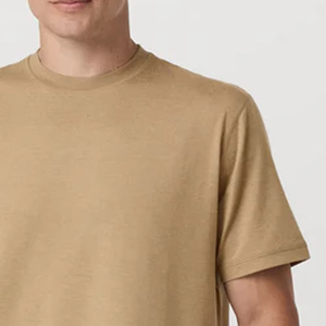 Nueva Camiseta de Corte Holgado Color Arena del Desierto para Hombre con Logotipo Personalizado, Premium, Minimalista, Casual, Esencial para la Calle, de Manga Corta - Product Image 5