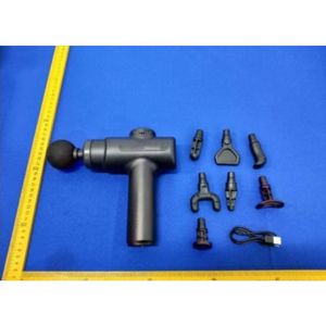 Pistola Massaggiante a Percussione Portatile per Tessuti Profondi, per Atleti, in Materiale ABS, Massaggiatore Muscolare per Schiena e Corpo con 8 Testine Massaggianti - Product Image 6