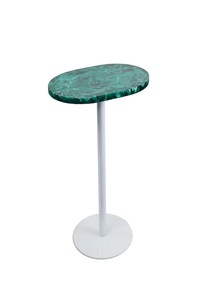 Mesa Auxiliar Metálica de Lujo para Sala de Estar, Mesa de Centro Pequeña y Sencilla para Dormitorio, Mesa de Café para Apartamento Pequeño, Mesa Auxiliar de Cama - Product Image 4